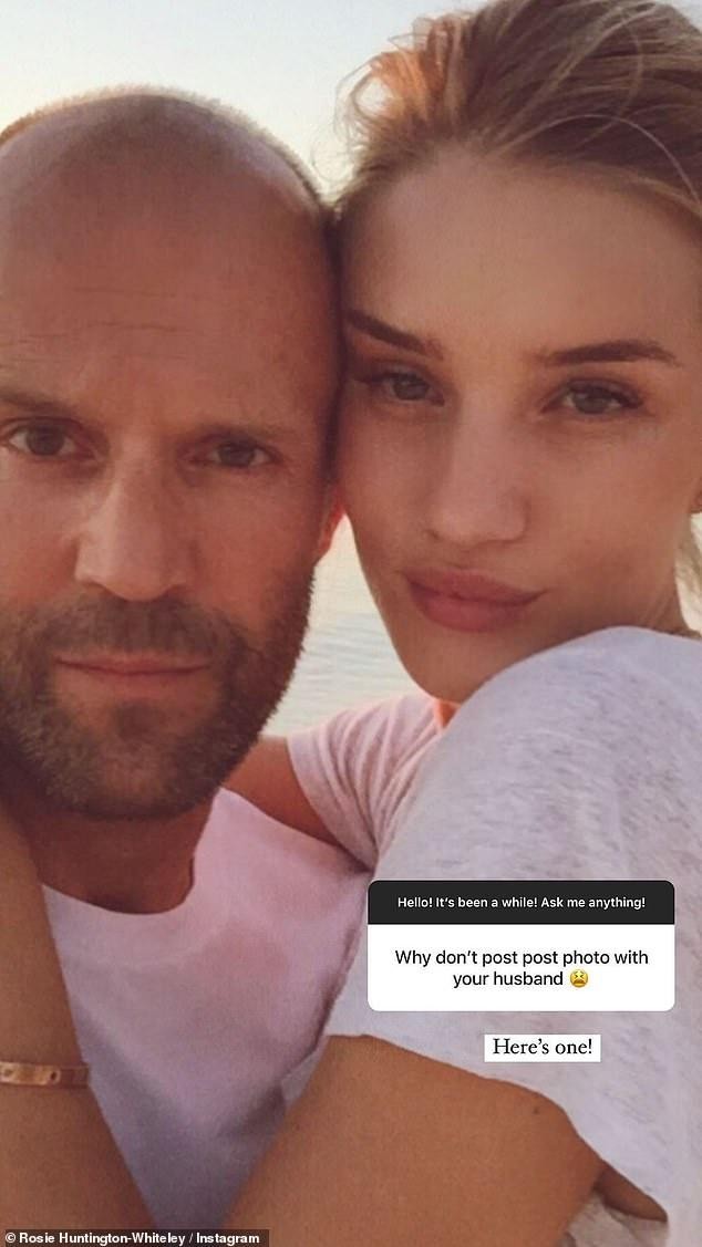 Rare girlfriend shares photos with 'Transporter' Jason Statham and his son photo 1