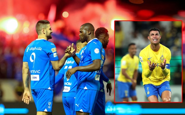 Ronaldo was helpless, watching Neymar's team win the Saudi Arabia championship photo 1