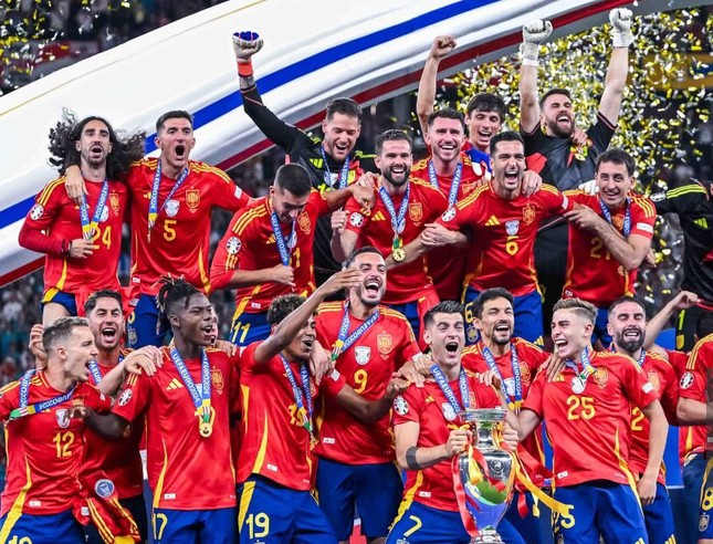 Vô địch EURO 2024, đội tuyển Tây Ban Nha thiết lập nhiều kỷ lục ‘đáng sợ’ ảnh 1