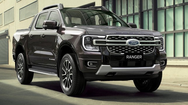 Ford Ranger Platinum sắp ra mắt Đông Nam Á, động cơ mạnh mẽ