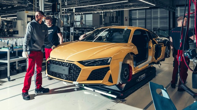 Chiếc Audi R8 cuối cùng của thế giới xuất xưởng
