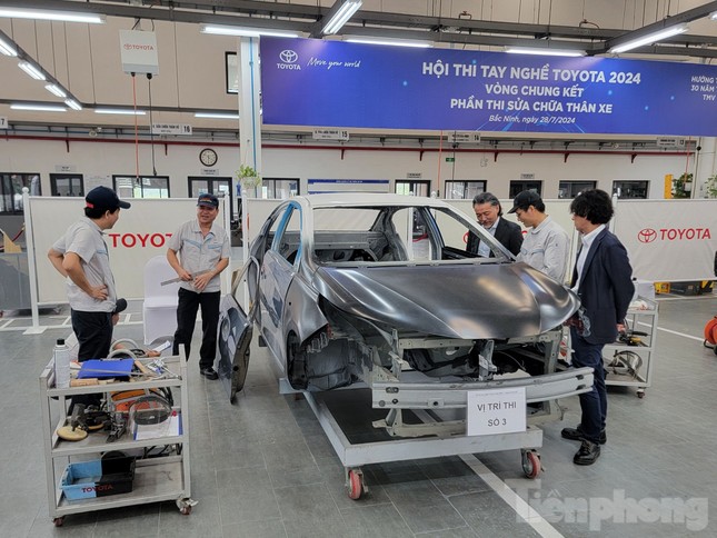 Hơn 70 thí sinh tranh tài tại Hội thi tay nghề Toyota 2024 ảnh 1