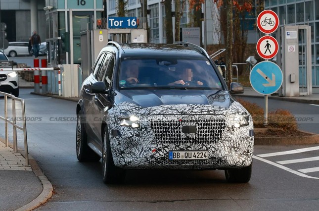 Mercedes-Maybach GLS 2026 lộ ảnh chạy thử ảnh 3