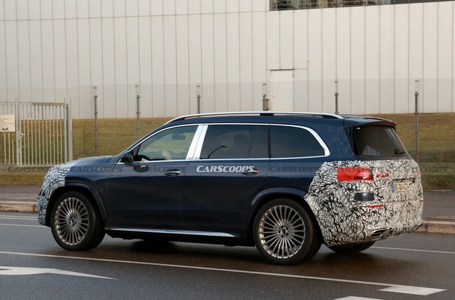 Mercedes-Maybach GLS 2026 lộ ảnh chạy thử ảnh 2