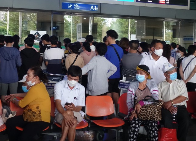 Việt kiều về quê đón Tết, sân bay Tân Sơn Nhất đông nghịt người ảnh 7
