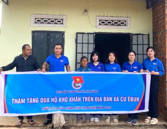 Tuổi trẻ TP Buôn Ma Thuột ra quân đội hình Thanh niên tình nguyện năm 2024 ảnh 4