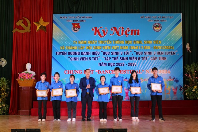 Hòa Bình tuyên dương học sinh, sinh viên và tập thể xuất sắc trong học tập ảnh 2