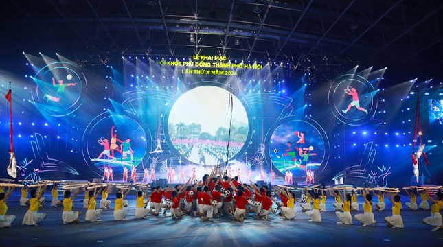 Hàng nghìn vận động viên tham gia Hội khỏe Phù Đổng TP Hà Nội ảnh 7