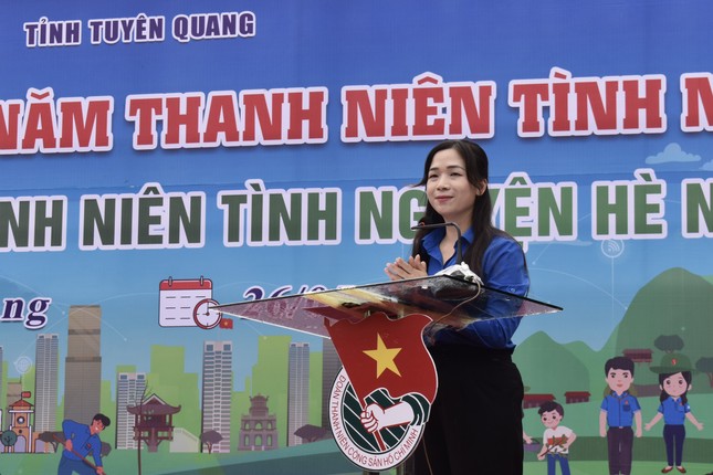 Nhiều hoạt động tại Lễ ra quân Chiến dịch Thanh niên tình nguyện hè năm 2024 tỉnh Tuyên Quang ảnh 3