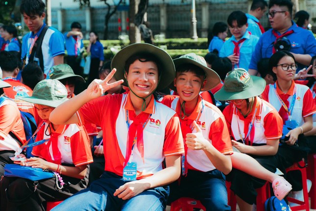 Đại sứ thiếu nhi nắm tay vun đắp tình cảm hữu nghị Việt Nam - Lào - Campuchia ảnh 6
