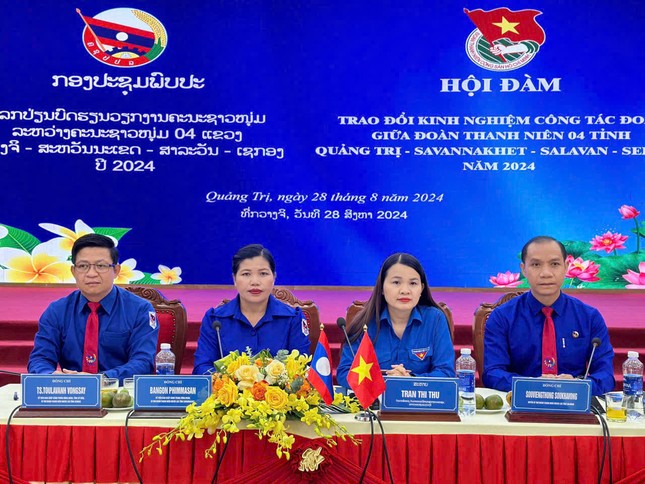 Trao đổi kinh nghiệm công tác Đoàn Thanh niên Quảng Trị-Savannakhet-Salavan-Sekong ảnh 4