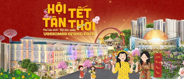 Hot 'rần rần' điểm check-in phong cách Tết 'retro' phía Đông TP. HCM ảnh 1