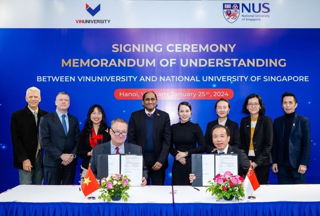Vinuni hợp tác với đại học quốc gia Singapore về đổi mới sáng tạo ảnh 1