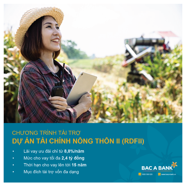 BAC A BANK – 'bà đỡ' cho doanh nghiệp nông nghiệp ảnh 1