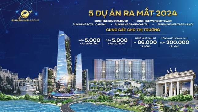 5 dự án Chủ tịch Sunshine Group công bố ra mắt năm 2024 có gì đặc biệt? ảnh 1