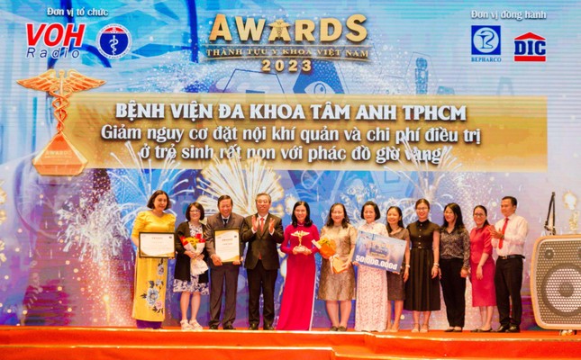 Phác đồ 'giờ vàng' của Bệnh viện Tâm Anh được vinh danh thành tựu y khoa Việt Nam ảnh 1