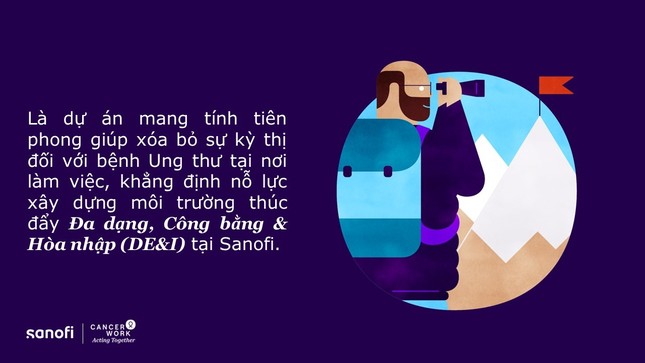 Sanofi ra mắt chương trình toàn cầu hỗ trợ cho nhân viên bị ung thư và các bệnh lý nghiêm trọng ảnh 3