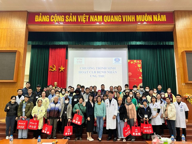 Nhãn hàng Yến sào Nam Dược tài trợ tổ chức chương trình sinh hoạt CLB bệnh nhân ung thư - Bệnh viện K (cơ sở Tân Triều) ảnh 3