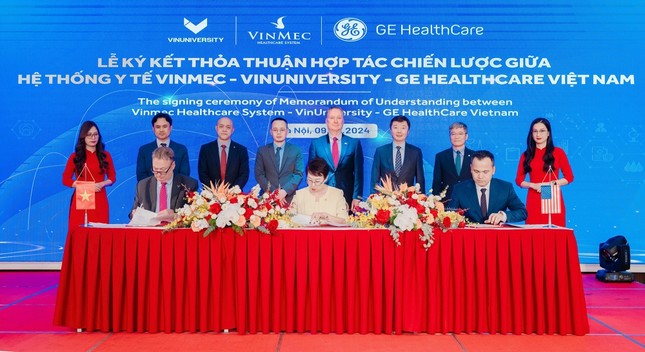 Vinmec - Vinuni - GE Health Care hợp tác đào tạo thực hành y khoa chuẩn quốc tế ảnh 1