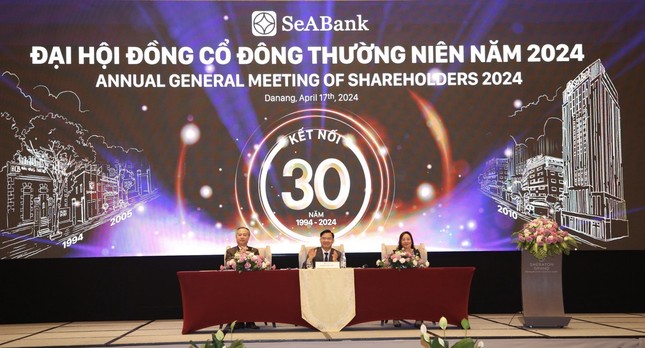 Đại hội đồng cổ đông thường niên 2024: SeABank đặt mục tiêu tăng trưởng 28%, tăng vốn điều lệ lên 30.000 tỷ đồng ảnh 2