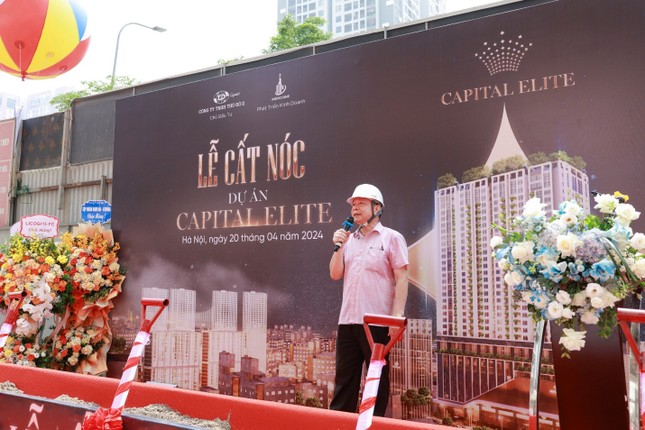 Tưng bừng lễ cất nóc tổ hợp căn hộ cao cấp Capital Elite ảnh 2