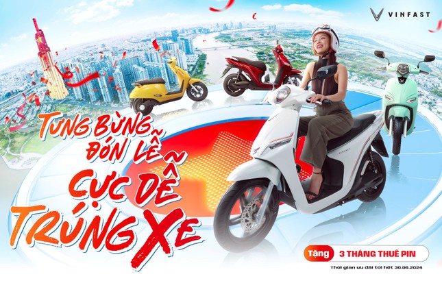 Vinfast ưu đãi lớn cho khách hàng mua xe máy điện trong quý II ảnh 2