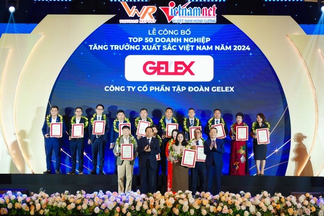 GELEX tiếp tục lọt Top 50 doanh nghiệp tăng trưởng xuất sắc Việt Nam 2024 ảnh 1