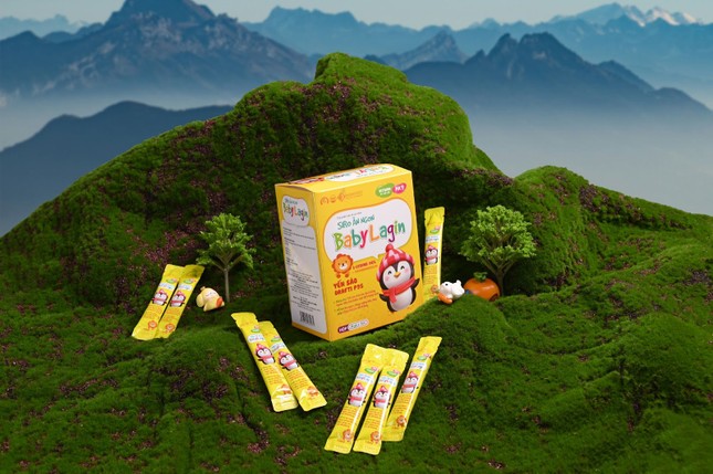 TPBVSK Siro Ăn Ngon Baby Lagin - Giúp trẻ em vượt qua nỗi ám ảnh mang tên suy dinh dưỡng, thấp còi cải thiện chiều cao ảnh 1