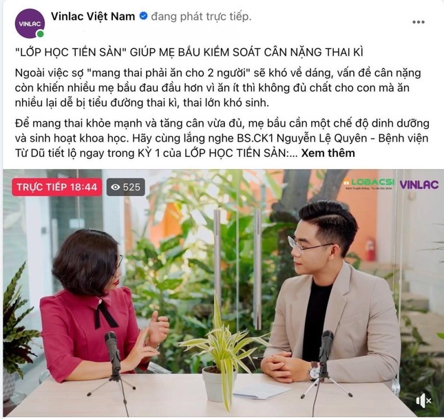 Vinameco bắt tay cùng AloBacsi, ra mắt chuỗi buổi học tiền sản miễn phí ảnh 1