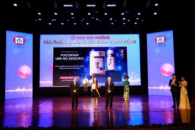 Fucoidan Umi No Shizuku 3 năm liên tiếp đạt giải thưởng Sản phẩm Vàng vì sức khỏe cộng đồng ảnh 2