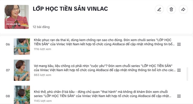 Vinameco bắt tay cùng AloBacsi, ra mắt chuỗi buổi học tiền sản miễn phí ảnh 3