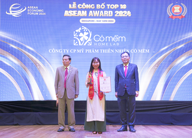 Mỹ phẩm Cỏ Mềm lọt top 10 'Thương hiệu tiêu biểu ASEAN' ảnh 1