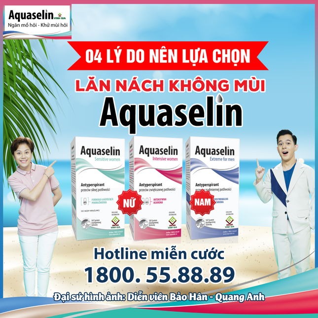 Giải mã lý do Aquaselin của Dược phẩm Vinh Gia - lựa chọn hàng đầu cho vùng nách khô thoáng và không mùi hôi ảnh 1