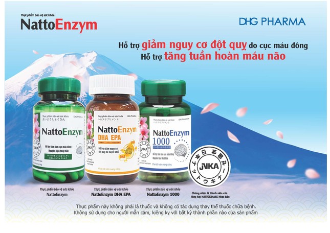 NattoEnzym DHA EPA: bước tiến mới của Dược Hậu Giang trong ngăn ngừa đột quỵ ảnh 5