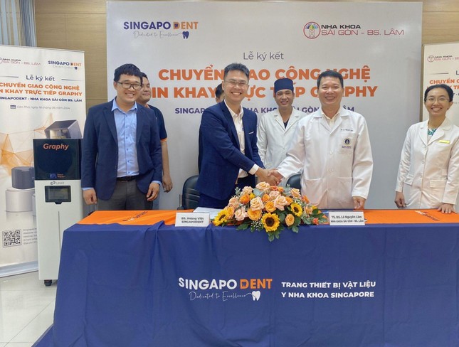 Lễ ký kết chuyển giao công nghệ in 3D trực tiếp giữa SingapoDent và Nha Khoa Sài Gòn - Bác Sĩ Lâm ảnh 3