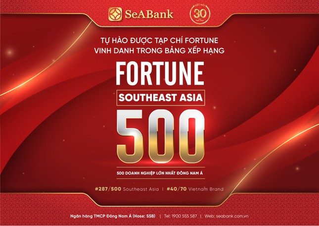 SeABank được Fortune vinh danh trong bảng xếp hạng lần đầu công bố - Fortune Southeast Asia 500 ảnh 2