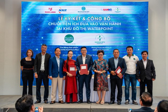 Nam Long ký kết và công bố chuỗi tiện ích đưa vào vận hành tại khu đô thị Waterpoint ảnh 2