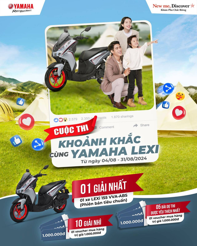 Trải nghiệm Yamaha LEXi - Phượt cùng gia đình, rinh ngay quà khủng ảnh 3