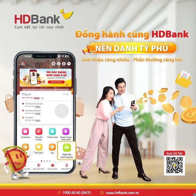 HDBank tặng một lượng vàng SJC cho khách hàng mỗi tháng ảnh 2