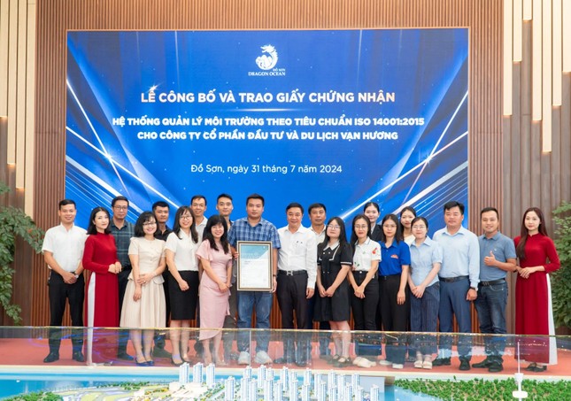 Khu du lịch Quốc tế Đồi Rồng đạt chứng nhận Hệ thống Quản lý Môi trường theo tiêu chuẩn ISO 14001:2015 ảnh 2
