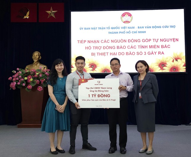 Tập thể CBNV Nam Long quyên góp 1 tỷ đồng ủng hộ đồng bào bão lũ ảnh 2