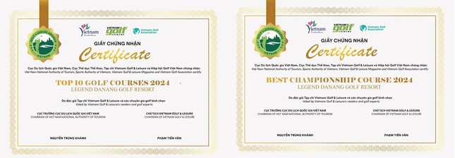 Legend Danang Golf Resort lần thứ 2 liên tiếp lọt Top 10 Sân Gôn Tốt Nhất Việt Nam ảnh 1