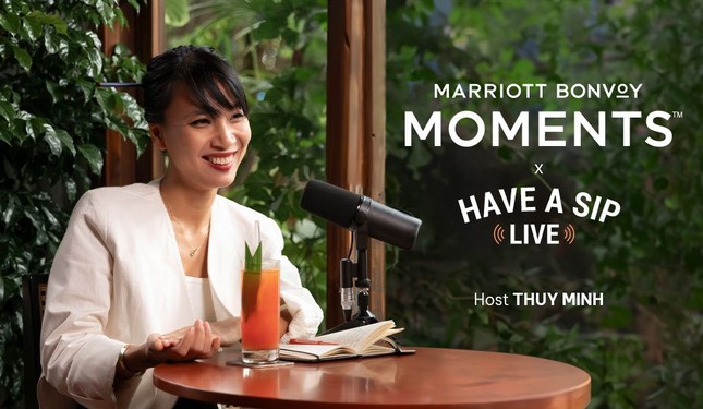 Marriott Bonvoy mời hội viên trải nghiệm tham gia trực tiếp podcast ‘Have a sip’ tại TPHCM ảnh 1