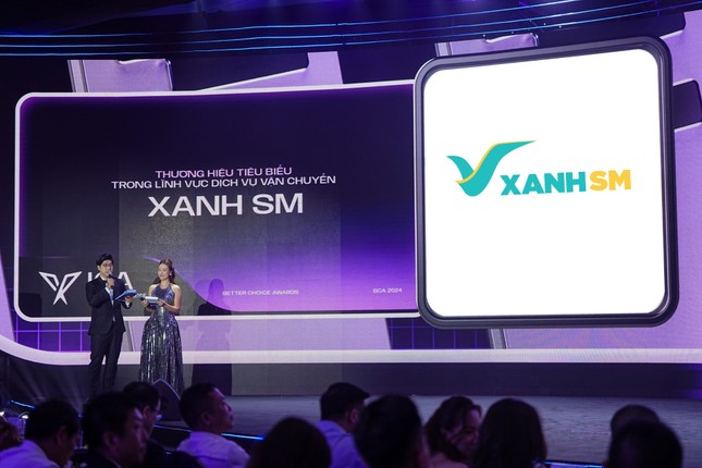 Xanh SM - quán quân giải thưởng 'Thương hiệu tiêu biểu trong lĩnh vực Dịch vụ vận chuyển' ảnh 1