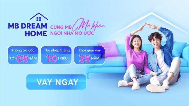 MB đồng hành cùng bạn trẻ hiện thực hóa ước mơ an cư với gói vay mua nhà miễn trả gốc trong 5 năm đầu ảnh 1