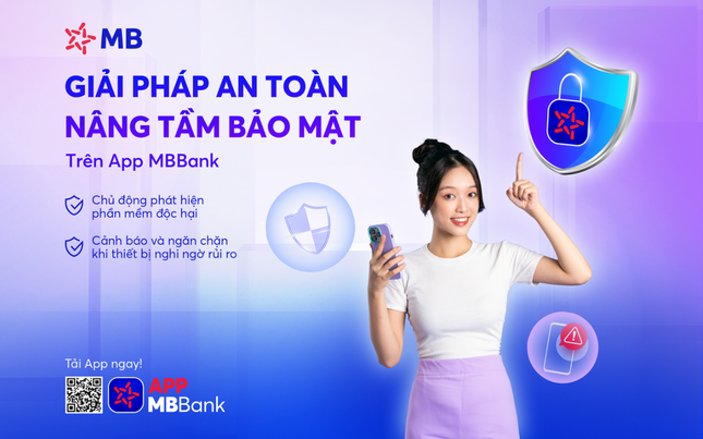 Tự động phát hiện phần mềm độc hại cài lén trên điện thoại, App MBBank nâng cấp bảo vệ khách hàng ảnh 1