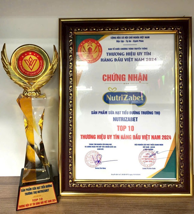 Nutrizabet lọt top 10 thương hiệu uy tín nhất năm 2024: Thành tựu vượt bậc trong hỗ trợ người bệnh tiểu đường ảnh 2