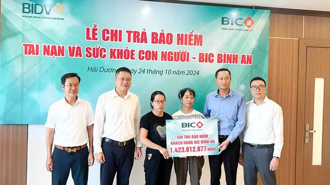 BIC chi trả hơn 1,4 tỷ đồng cho khách hàng tại Hải Dương ảnh 1