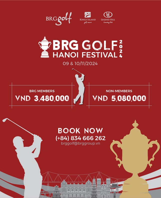 Giải gôn thường niên BRG Golf Hanoi Festival 2024 chính thức chào đón các gôn thủ trong nước và quốc tế ảnh 1