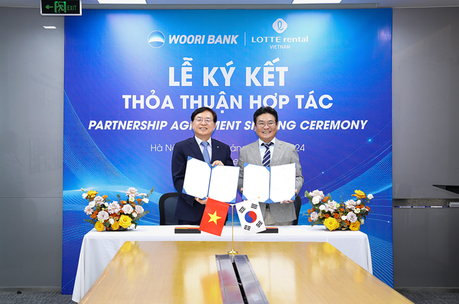 Woori Bank hợp tác cùng LOTTE Rental trong lĩnh vực thuê xe ảnh 1